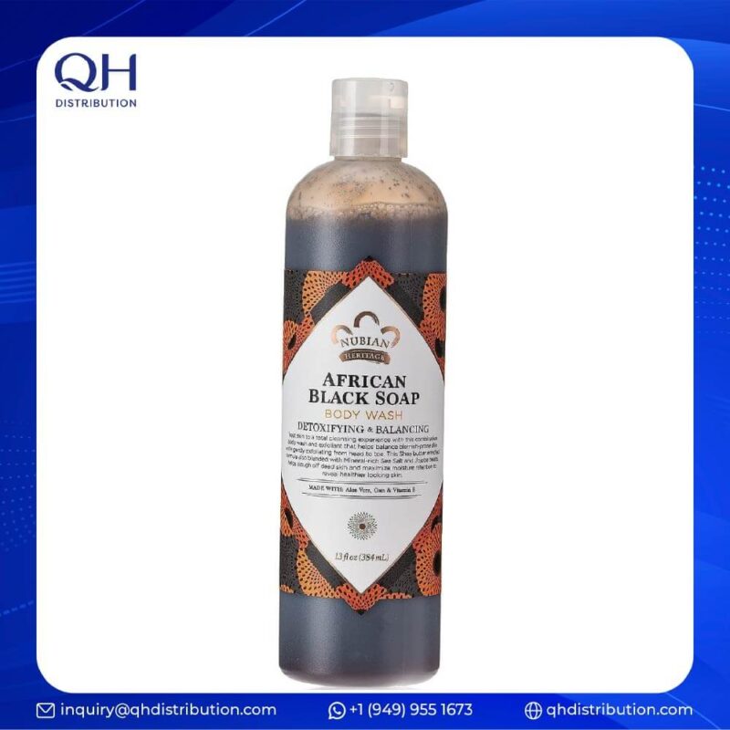 Nubian Heritage Body Wash, African Black Soap
